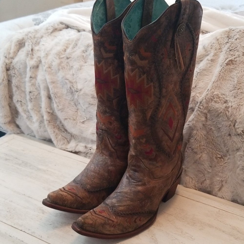 Corral Extra Tall Aztec Boots